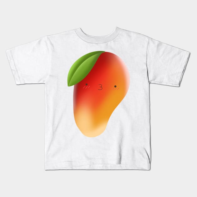 Manny the Mango Kids T-Shirt by TheBougiestArts